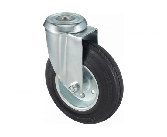 Колесо поворотное с отверстием под болт (125х12 мм; 130 кг) Tellure Rota 536103 – изображение 11