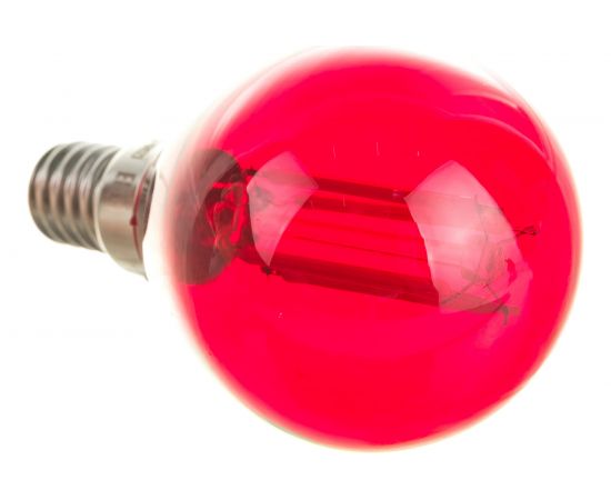 Лампа Uniel LED-G45-5W/RED/E14 GLA02RD светодиодная, форма шар UL-00002985 – изображение 2