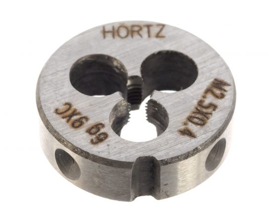 Плашка М 2.5 х0.4 9ХС HORTZ 203977 – изображение 2