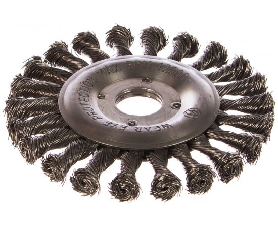 Щетка круглая витая (125 мм) для УШМ АТАКА 2067420 – изображение 2