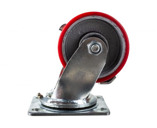 Колесо большегрузное полиуретановое поворотное с тормозом SCPB42 100 мм MFK-TORG 1044100 – изображение 3