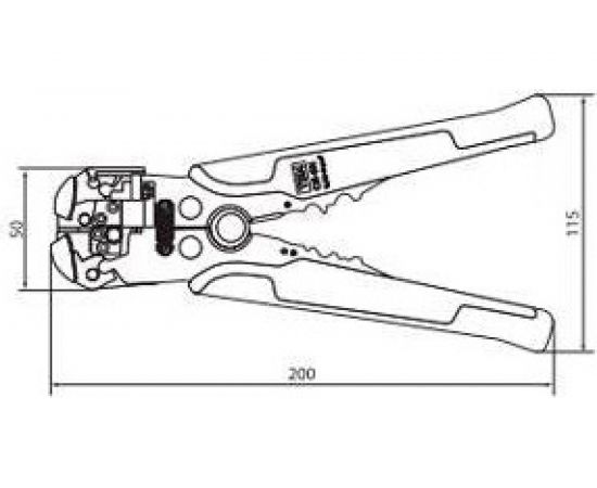 Съемник изоляции TDM МастерЭлектрик СИ-6Н сечения зачистки 0,25-6 мм2, обжима 0,5-6 мм2 SQ1003-0102 – изображение 3