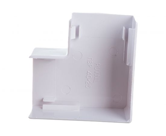 Плоский угол Ruvinil поворот на 90 градусов 40х25 белый ПВР-40х25 – изображение 3