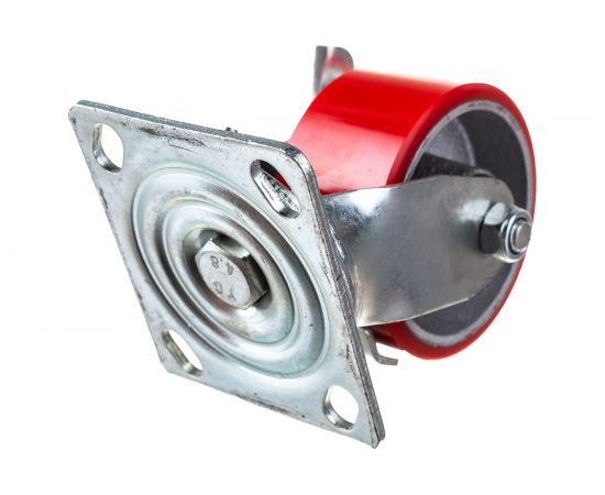 Колесо большегрузное полиуретановое поворотное с тормозом SCPB42 100 мм MFK-TORG 1044100 – изображение 4