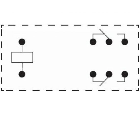 Промежуточное реле РЕЛЕОН 2 перекидных контакта 5А 24В DC RP252902400 – изображение 4