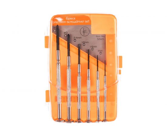 Набор отверток для точных работ HARDEN, CRV, 6 шт., в пласт. пенале 550121 – изображение 4