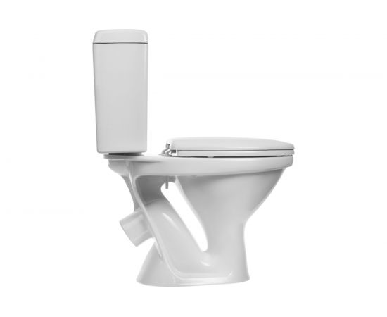 Унитаз-компакт Santeri Форвард, косой выпуск, 1-режим, сиденье полипропилен, Воротынск 437922 – изображение 4