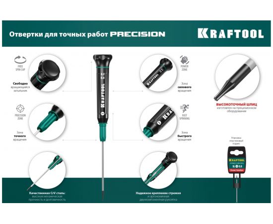 Отвертка для точных работ Kraftool Precision TX8, 25684-08 – изображение 10