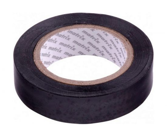 Изолента MATRIX ПВХ, 19 мм х 20 м, черная, 150 мкм 88778 
