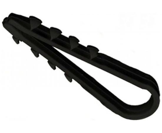 Дюбель хомут Экопласт 19-25 мм, чёрный, 100 шт. 40425BL 