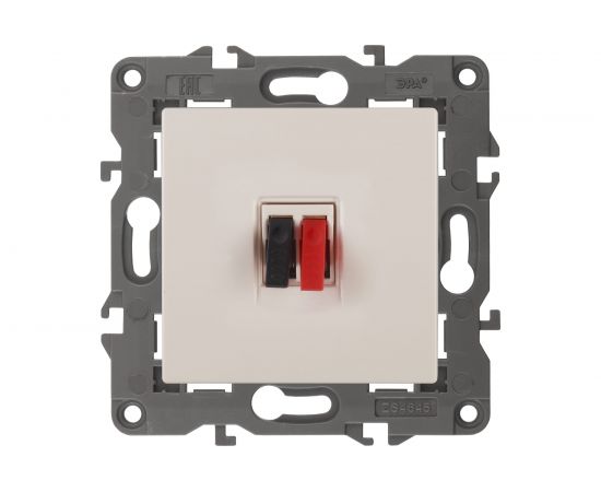Аудиорозетка ЭРА Elegance IP20, сл.кость 14-3111-02 Б0034321 