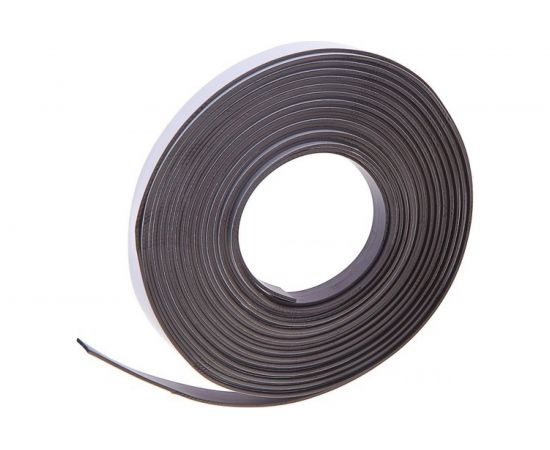 Магнитная лента TUNDRA, с клеевым слоем, 12.5 х 1.5 мм, длина 10 м 4334649 