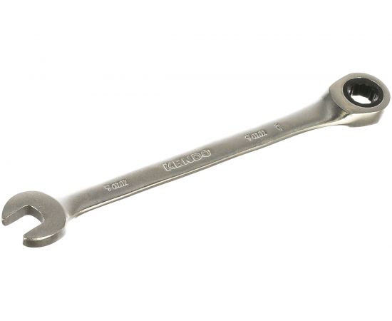 Комбинированный трещоточный ключ KENDO 9 мм, CrV 15509 00000073231 