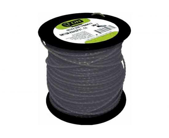 Леска для триммера. витой квадрат с жилой двухкомпонентная усиленная (2.4 мм; 240 м) ON 15-01-337 
