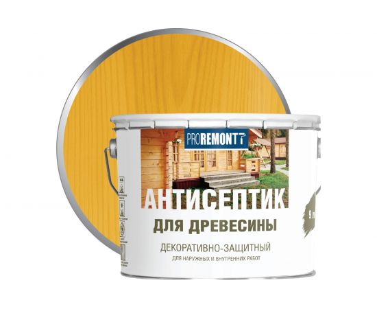 Антисептик Proremontt деревозащитное средство орегон 9 л Лк-00004629 – изображение 2