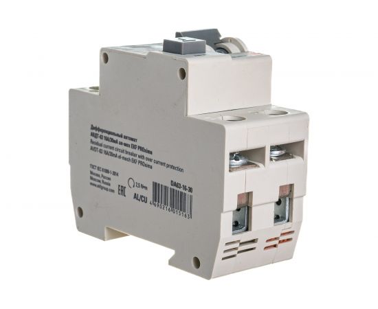 Автоматический дифференциальный выключатель EKF АВДТ-63 2п 16А 30мА DA63-16-30 – изображение 2