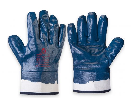 Защитные перчатки с нитриловым покрытием JetaSafety JN069-XL – изображение 2