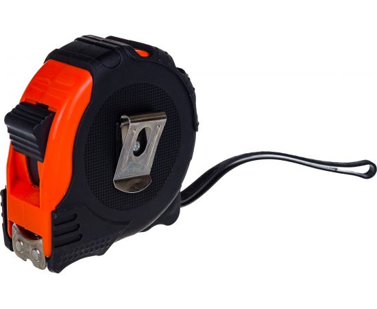 Рулетка КВАЛИТЕТ с 3 фиксаторами, обрезиненный корпус 10 м х 25 мм РОМ-10-25 6625065 – изображение 2