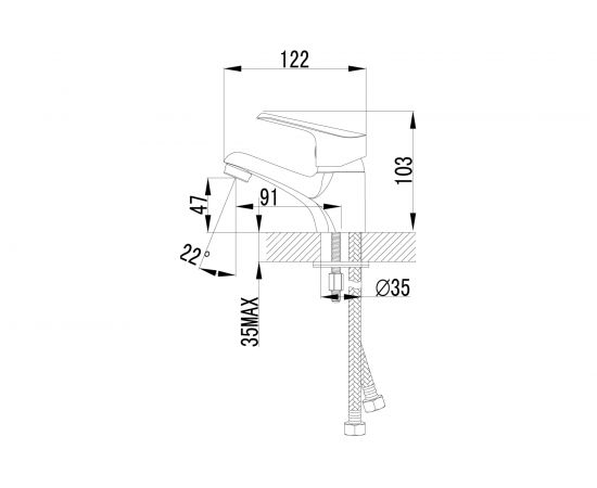 Смеситель для раковины Lemark Partner LM6556C – изображение 2