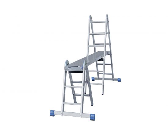 Шарнирная комбинированная лестница KRAUSE STABILO 2x3+2x6 133922 – изображение 3