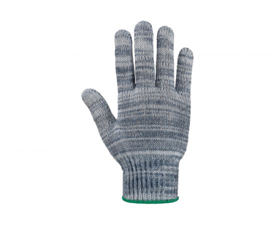 Трикотажные перчатки Фабрика перчаток, стандарт, с ПВХ, 7.5 класс, 5 нитей, серые, р.М 5-75-СТ-СЕР-(M) – изображение 3