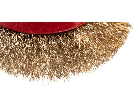 Корщетка-колесо с наклоном (100 мм; М14) для УШМ FIT IT 39050 – изображение 6