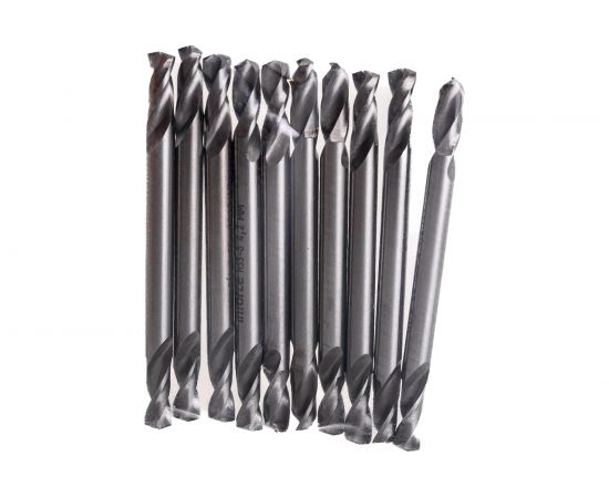 Сверло по металлу двустороннее HSS-G 4.2х55 мм, 10 штук в упаковке Inforce 11-01-724 