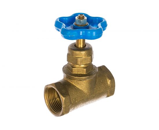 Кран запорный "15Б3р" (3/4") для трубопровода Зубр 51210-3/4 