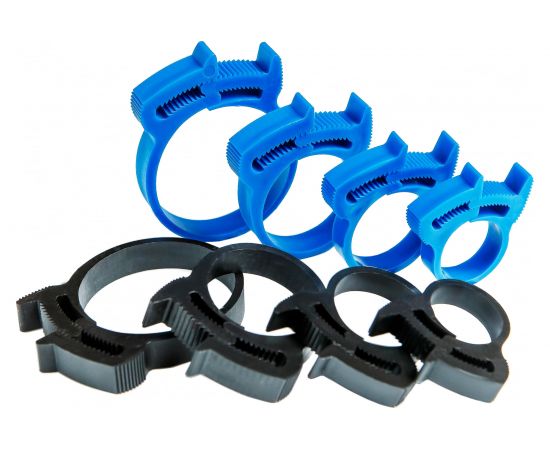 Пластиковый силовой хомут для соединения элементов круглой формы СТРАЙК А003.010.1020 