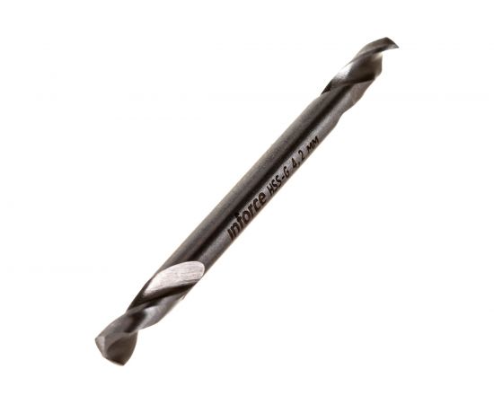 Сверло по металлу двустороннее HSS-G 4.2х55 мм, 10 штук в упаковке Inforce 11-01-724 – изображение 14