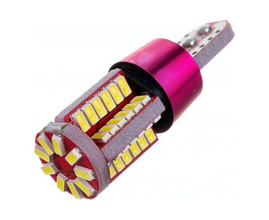Автолампа диод T10 W5W 57 SMD диодов 1-контурная без цоколя белая SKYWAY S08201245 – изображение 2