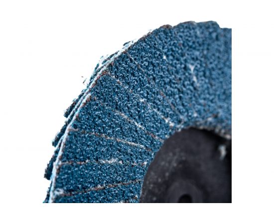 Круг лепестковый торцевой по металлу (50х22 мм; Р120; крепление Roloc) Русский Мастер РМ-70259 – изображение 2