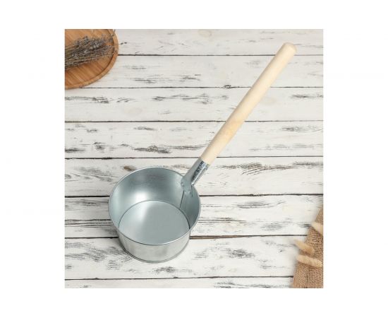 Банный оцинкованный ковш СИМАЛЕНД 1.5 л 192727 – изображение 2