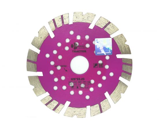 Диск алмазный отрезной Tractor (125х22.2х12 мм) TRIO-DIAMOND TR702 – изображение 2