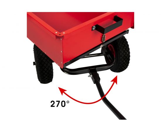 Ручная четырехколесная тележка-самосвал с кузовом DDE 200 908-092 – изображение 3