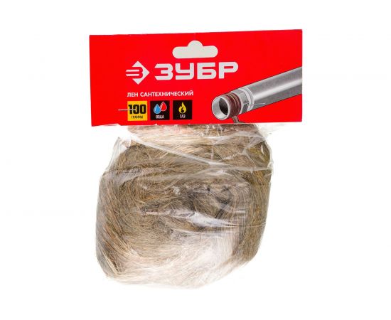 Сантехнический лен ЗУБР 100 г 4-51991-100_z01 – изображение 3