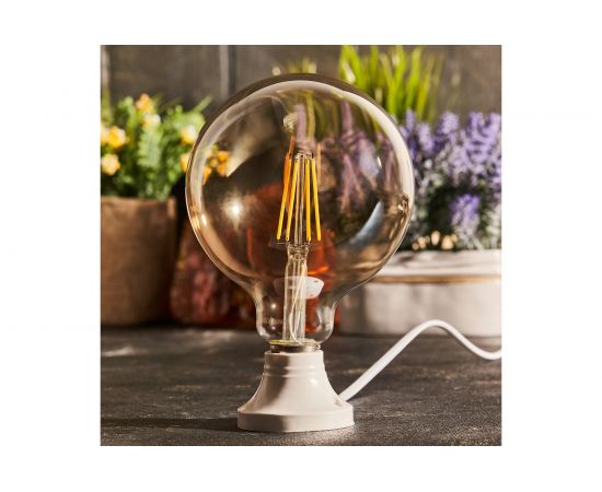 Филаментная лампа REXANT Груша A125 11.5 Вт 2400K E27 золотистая колба 604-144 – изображение 3