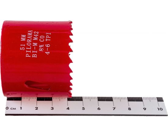 Коронка биметаллическая М42 Cobalt 8% 51 мм Pilorama 570051 – изображение 3