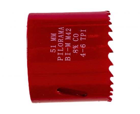 Коронка биметаллическая М42 Cobalt 8% 51 мм Pilorama 570051 – изображение 4