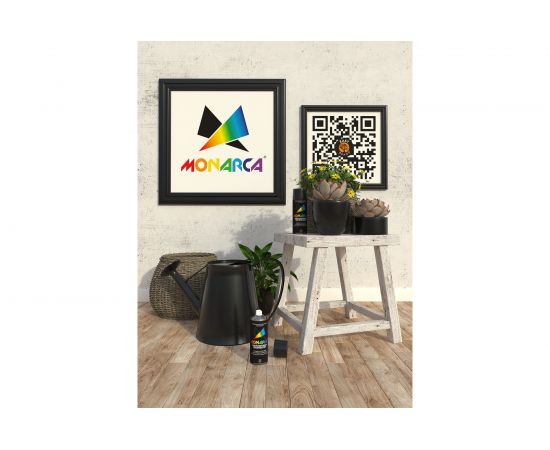 Аэрозольная краска Monarca RAL9005 Черный Глянцевый 19005 – изображение 4