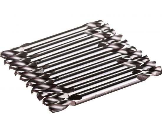 Сверло по металлу двустороннее HSS-G 4.2х55 мм, 10 штук в упаковке Inforce 11-01-724 – изображение 5