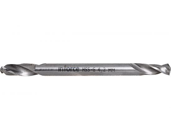 Сверло по металлу двустороннее HSS-G 4.2х55 мм, 10 штук в упаковке Inforce 11-01-724 – изображение 7