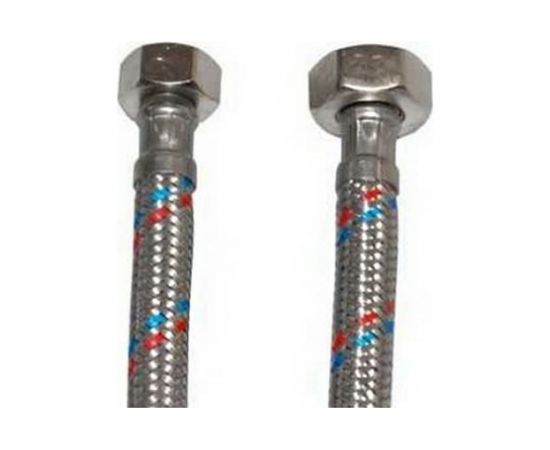 Гибкая подводка Mateu гайка 1/2 - гайка 3/8, L 1000 мм 1.1000.07 