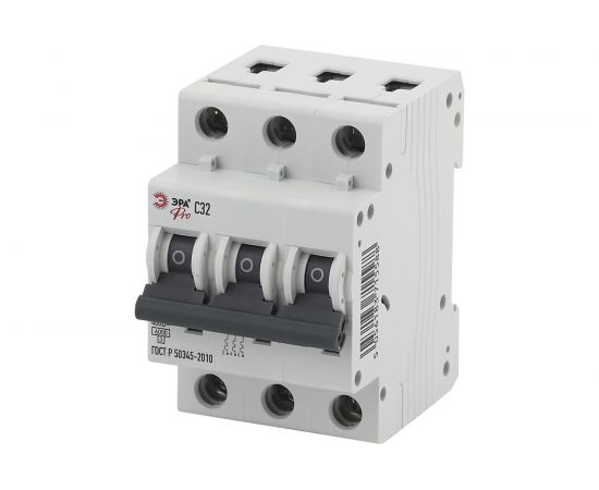 Автоматический выключатель ЭРА NO-901-52 ВА47-63 3P 32А кривая C Б0031824 