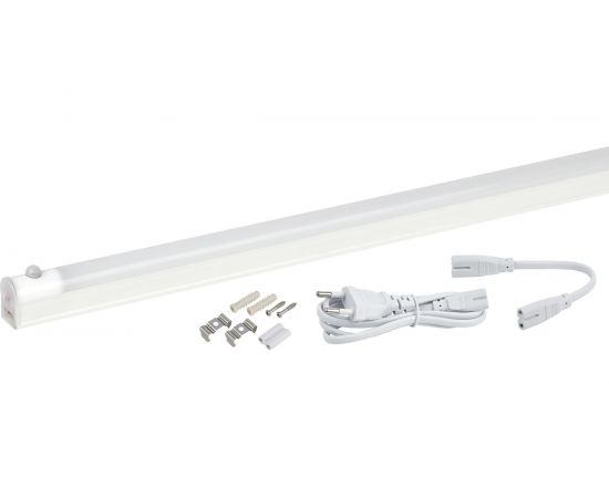 Линейный LED светильник ЭРА LLED-02-08W-4000-MS-W с датчиком движения Б0019784 