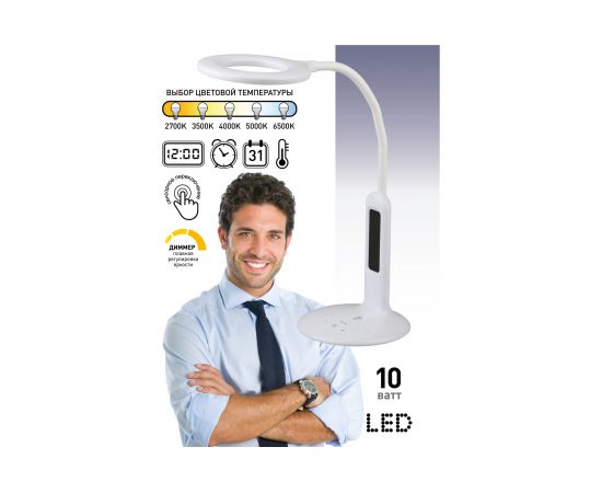 Настольный светильник ЭРА NLED-476-10W-BK черный Б0038592 – изображение 11