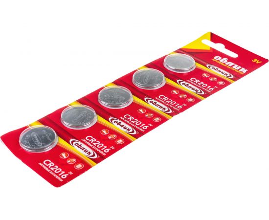 Литиевая батарейка Облик CR2016 607 – изображение 2