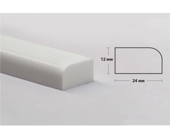 Акриловый бордюр для ванны Волшебная палочка PVSH24 1800х24х12 мм УТ000065229 – изображение 2