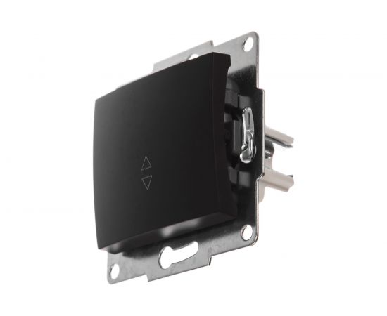 Выключатель Lezard, KARINA, проходной, чёрный бархат, 707-4288-105 – изображение 2