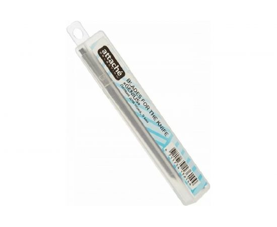 Лезвие запасное (10 шт; 9 мм) для ножа Genius 389386 Attache Selection 401631 – изображение 2